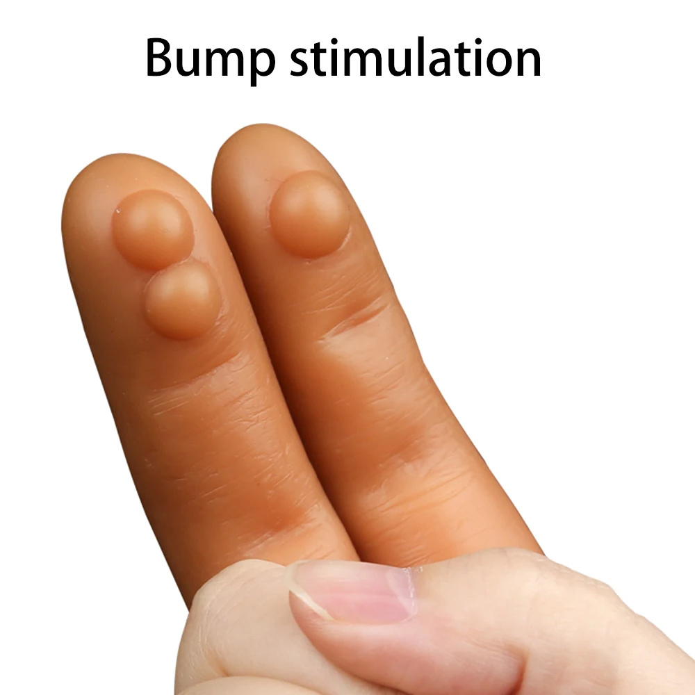 Silicone Finger Sleeve G-spot Clitoris Stimulator Vagina Massager Female Sex Toys
