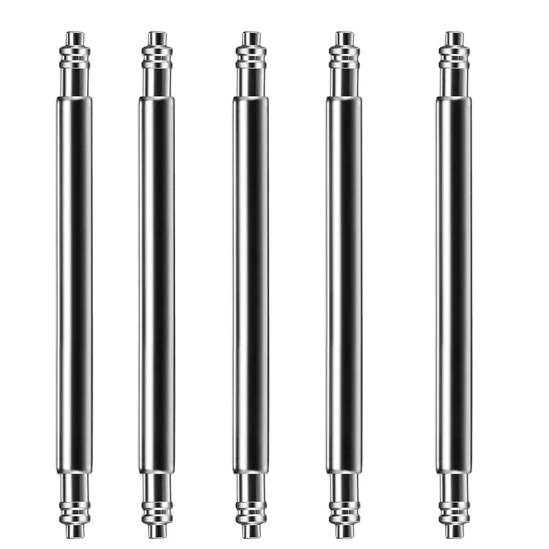 Stainless Steel Watch Band Spring Bar Pins - 2mm Diameter, Various Lengths