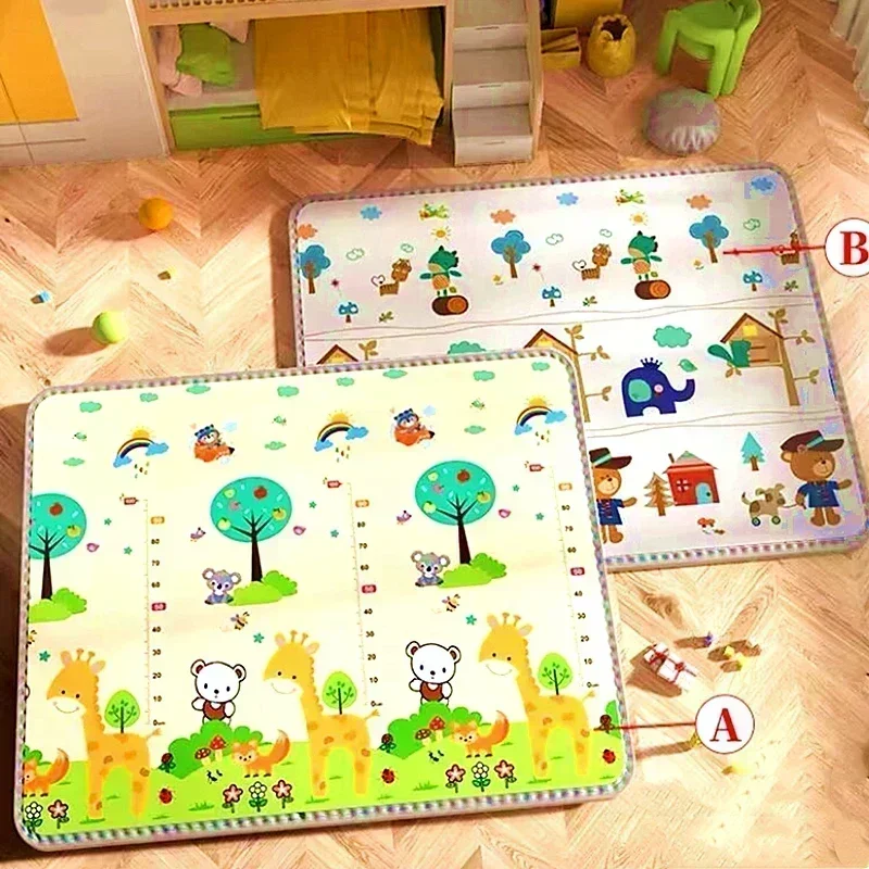 Large Size Thicken Baby Crawling Play Mat EPE Environmentally Folding Carpet Play Mat for Children's Safety Mat Kids Rug Playmat