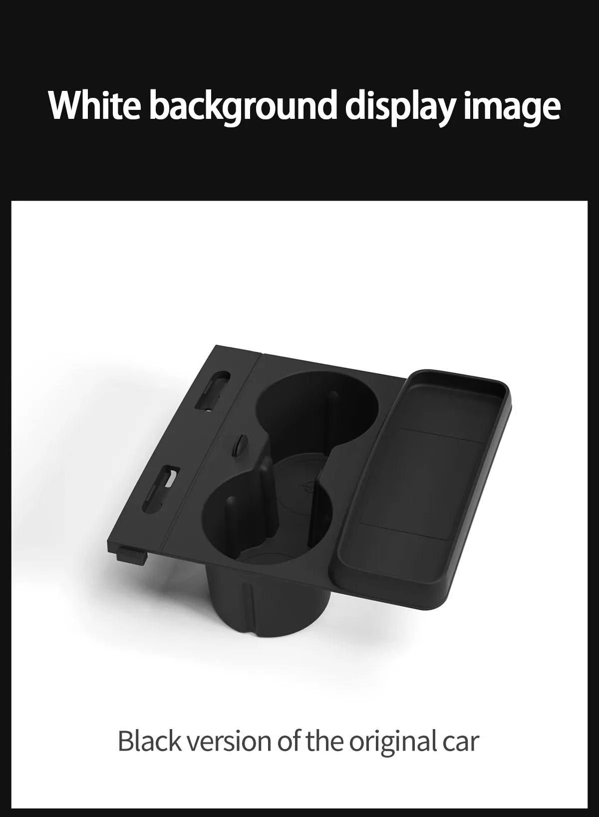 For Tesla Model 3 2021-2023 & Model Y 2021-2024 Silicone Cup Holder Non-Slip Ce