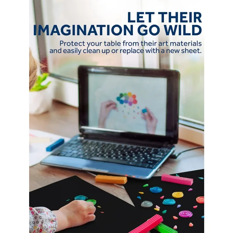 Black Wrapping Paper,Construction Paper for Poster Bulletin Board Paper,Classroom Decor, Birthday, Bouquet Flower Craft Supplies