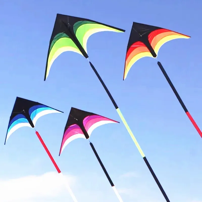 

free shipping delta kites 6m tails flying toys for children kites fabric ripstop nylon kites and rays and lines outdoor windsock