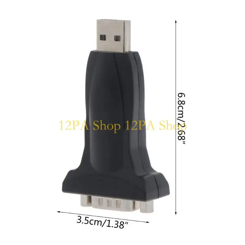 12PA USB 9핀 RS232 포트 직렬 변환 어댑터 RS232 직렬 인터페이스 PL2303