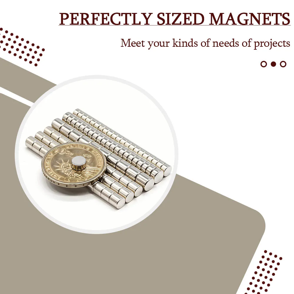 Superstarker Runder Neodym-Magnet Leistungsstarke Magnete N35 Kleine Permanente Magnetische NdFeB Kühlschrankmagnete 4x2 5x2 6x2 6x3 5x3 – Detail 4