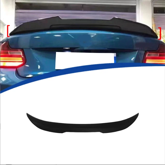 

Car Rear Trunk Boot Lip Spoiler Wing For BMW F22 M235i F87 M2 Lip Spoiler PSM style Adhesive installation 2014-2019