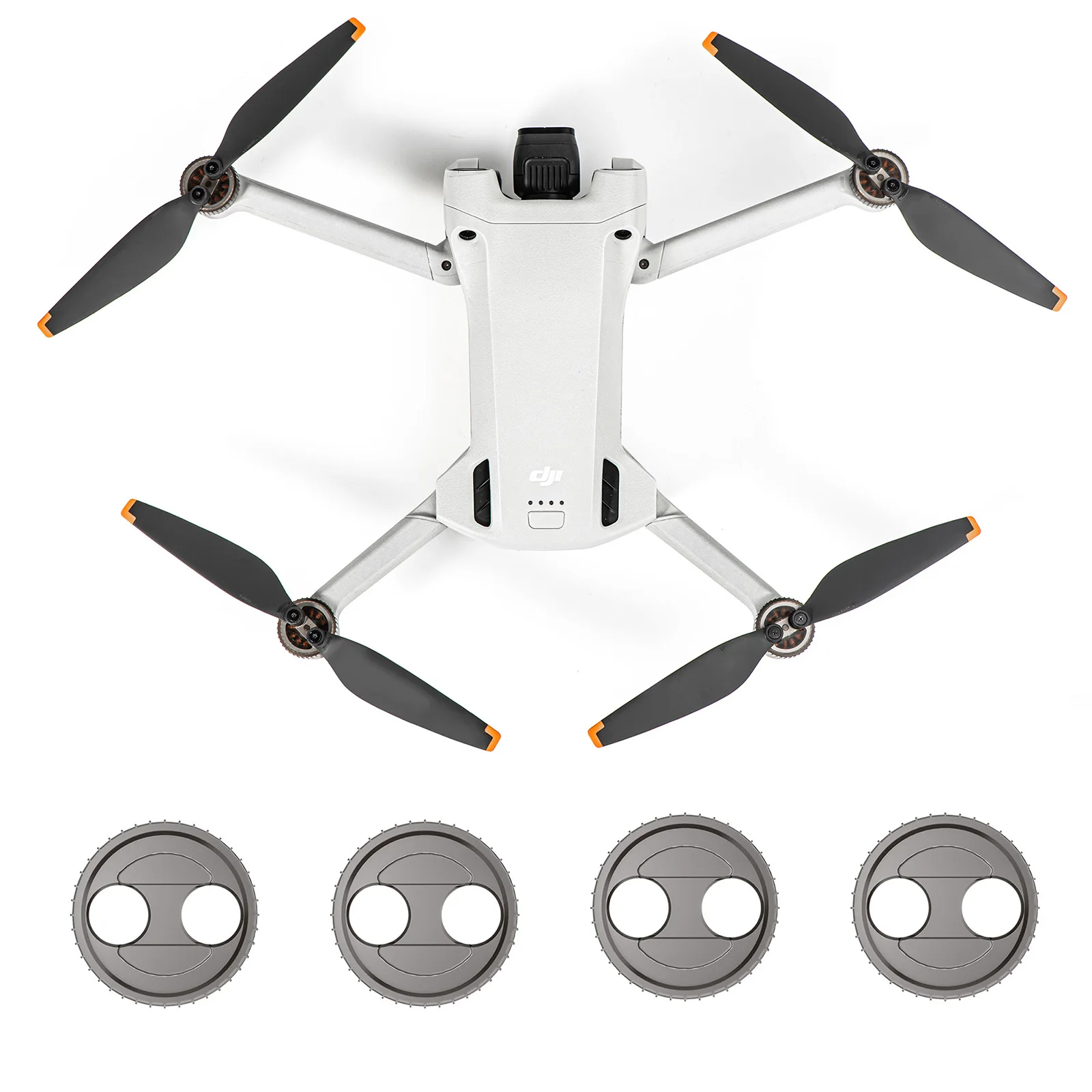 프로펠러 보호 드론 액세서리, 충돌 방지 모터 커버 캡, 드라이버 보호 커버 키트 포함, DJI 미니 3 프로용, 6 개