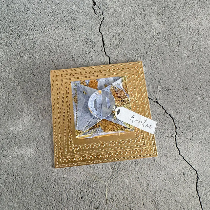 톨 태그 벨리벨트 귀여운 가방 사각 플라워박스 커팅 다이즈 (2024년 2월 신제품) 스크랩북킹 종이 제작 프레임 카드 공예용