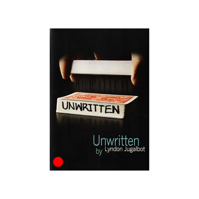 

Unwritten (Red) by Lyndon Jugalbot & SansMinds - Tricks Gimmick Close up Magic Tricks Illusions Card Magic Magician Deck Fun