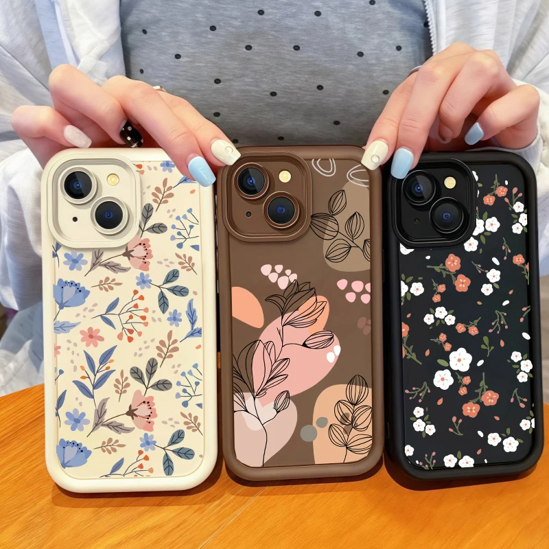 Elegant Floral Design Protective Phone Case