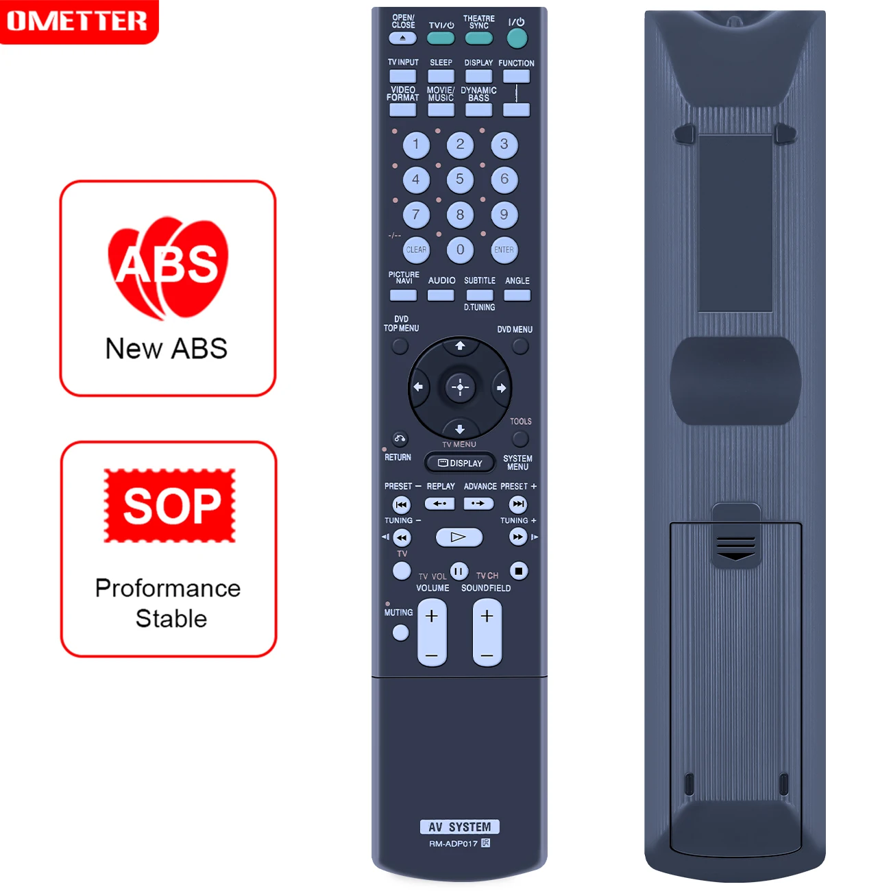 New RM-ADP017 Replaced Remote Control fit for Sony DVD Home