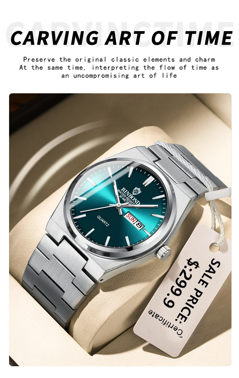 BINBOND B102 Men's Watch description image 2