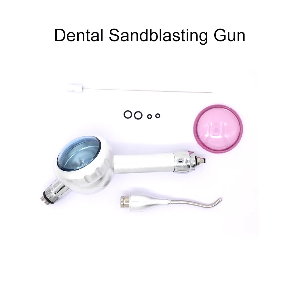 Dental Materials Tools And Instruments 4 2 Hole Sandblasting Gun Tooth Whitening Machine Cleaning Air Polishing Jet |