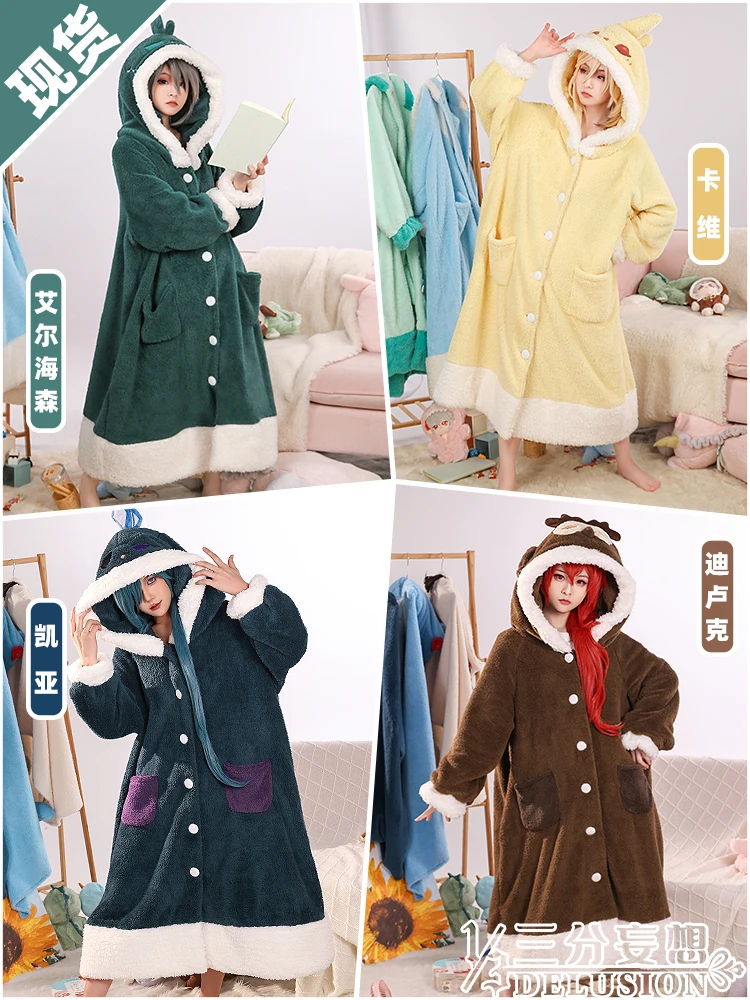 

Пижама для косплея Genshin Impact Kaveh, alhaiтэм, кейя, разбавленная, домашняя одежда, зимняя одежда на заказ