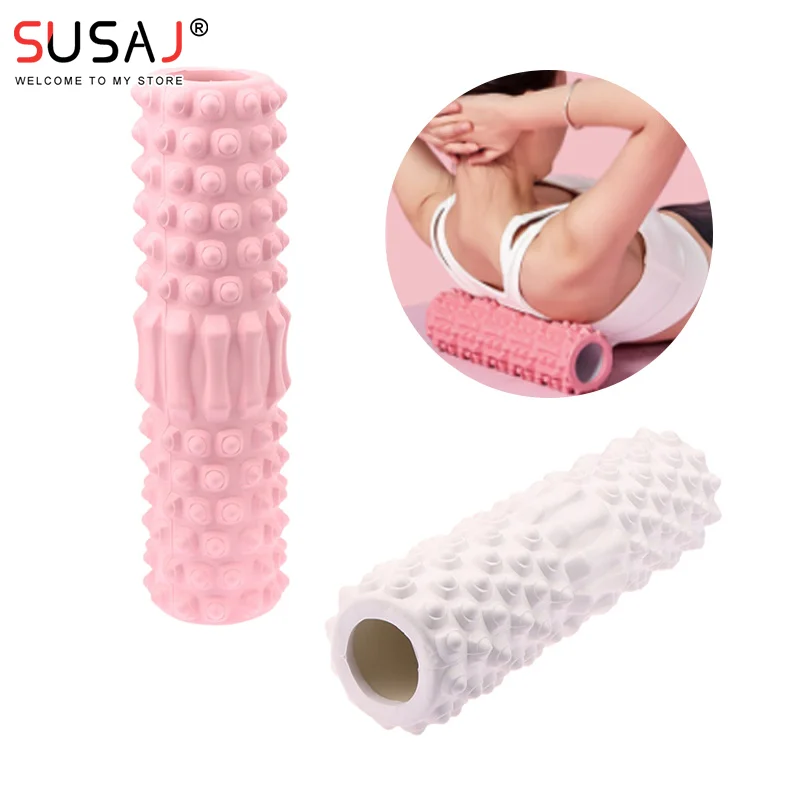 1Pc 30CM Foam Axis Massage Roller Yoga Column Gym Fitness Equipment For Muscle Physiotherapy And Sports Rehabilitation Roller