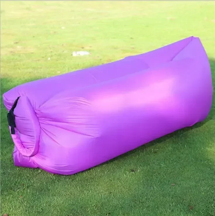 Inflatable Sofa Bed Outdoor Air Lazy Inflatable Sofa Bag Portable Camping Sofa Air Sleeping Bag Lunch Break Mattress Music Festival Concert Recliner