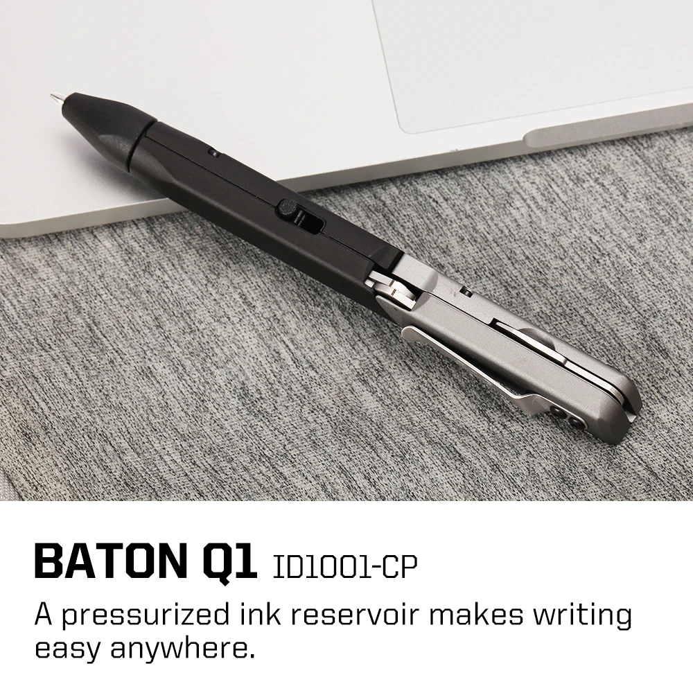 SOG BATON Q1 4 in 1 다기능 전술 펜 접이식 가위, 미니 핸드 툴 키트, 야외 및 일상용 EDC 포켓 툴