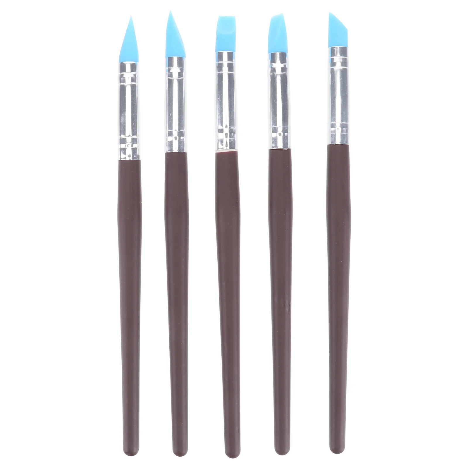 

Artist Brush Set: Silicone Brushes Blender Clay Sculpting Tools Diy Pottery Modeling Tools Cake Decorating Tools For Painting