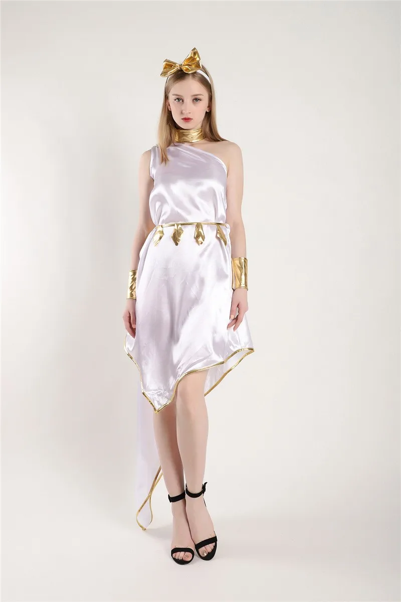 

Red Corset Dress Gothic Women Greek Golden White Cosplay Irregular Mythological Court Dress With Bow