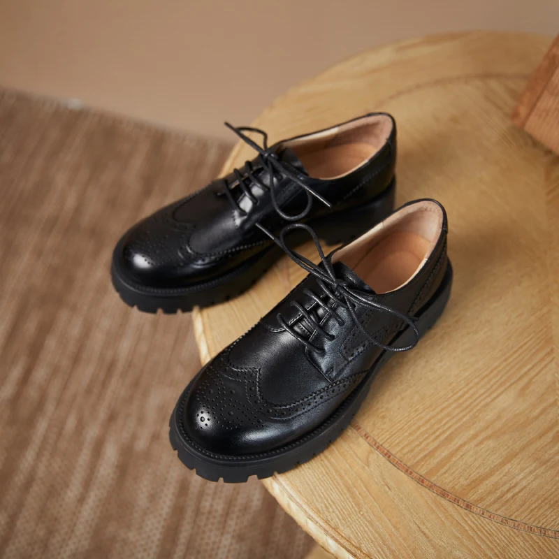 formal shoes platform derby shoes women