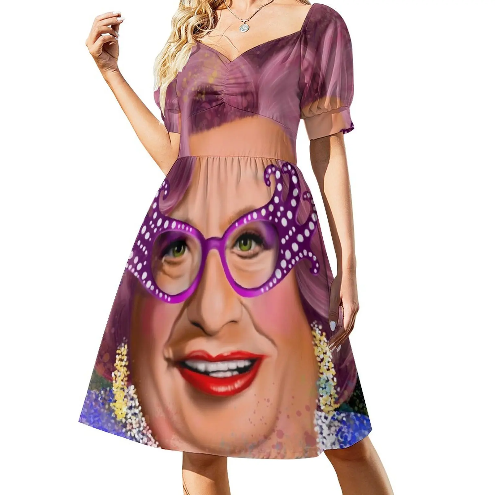 

Dame Edna Sleeveless Dress Women's skirt women long dresses