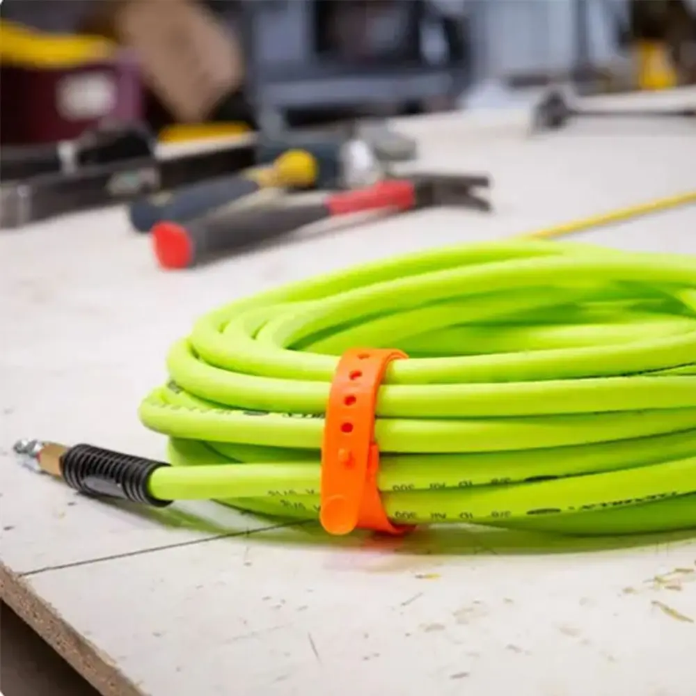 Accessories Organizing Rubber Twist Ties Reusable with Buckle Silicone Ties Multi-functional Cable Tie Straps