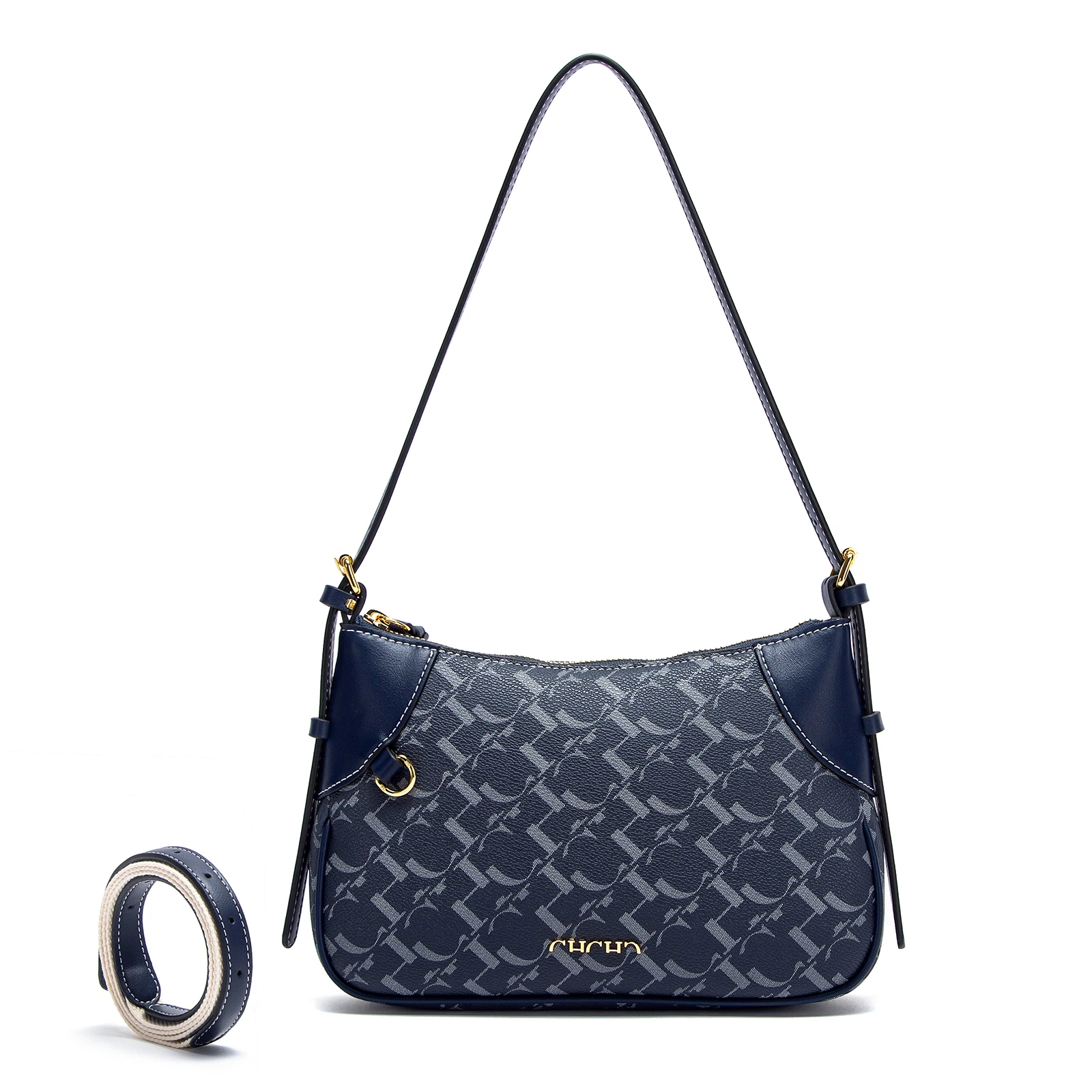 حقيبة كتف نسائية من CHCH لصيف 2025، تتميز بتصميم ه...