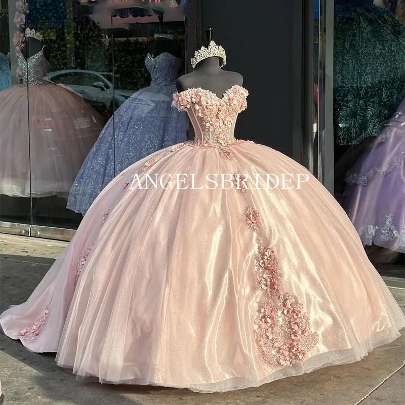 AngelsbridepTrainBallGown15YearOldQuinceaneraDressesPrincess