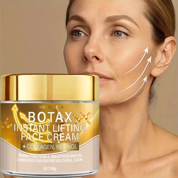 Botax Crema viso lifting istantanea Collagene Retinolo Formula Firms Lift Smooth Idrata Illumina 2 minuti Risultati giovanili 50g
