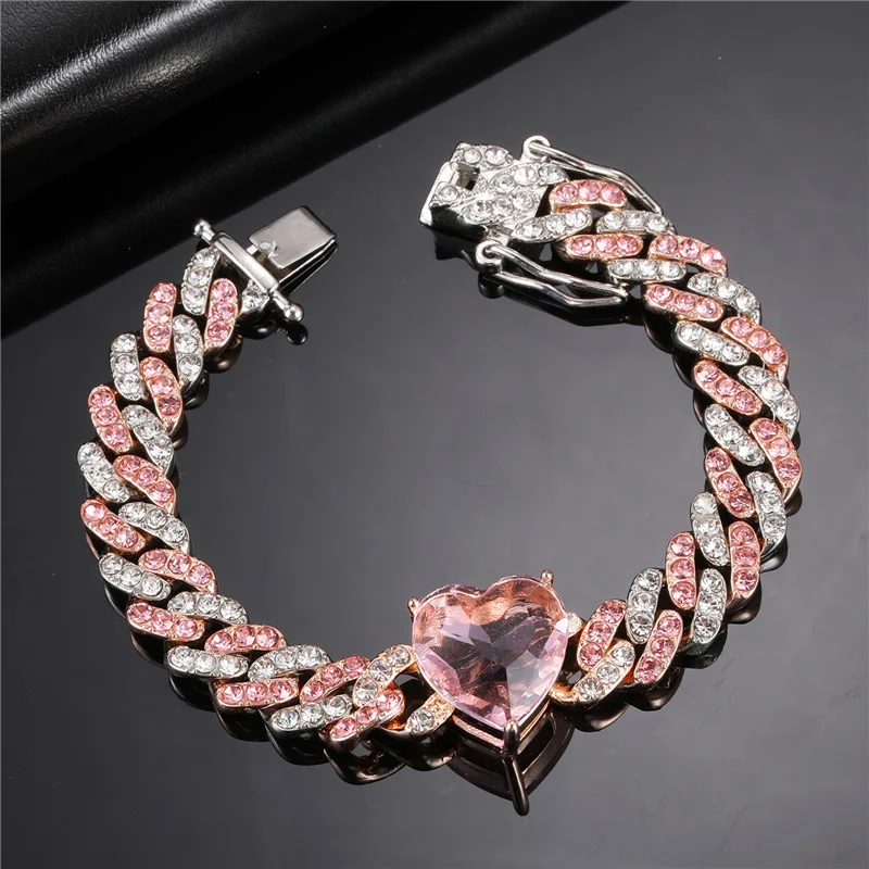 

Custom Name Necklace Words Baguette Letters Pendant Bracelet Charm AAAA Zirconia Hip Hop Necklace Chain Rock Jewelry