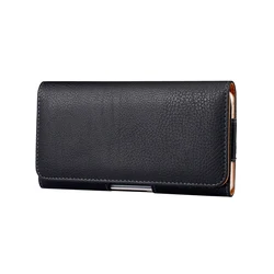 Custodia olandese in pelle con clip per cintura per cellulare