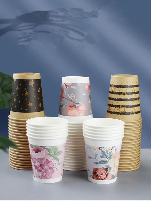 100pcs/pack 4oz 100ml Disposable Paper Cup Espresso Cup Coffee Cup High  Quality Double Layer Paper Cup - Disposable Cups - AliExpress