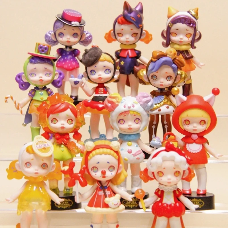 

Аниме-фигурка Laura Sweet Monster Series 6, милая Модель Куклы для девочек, подарок на день рождения, трендовый подарок