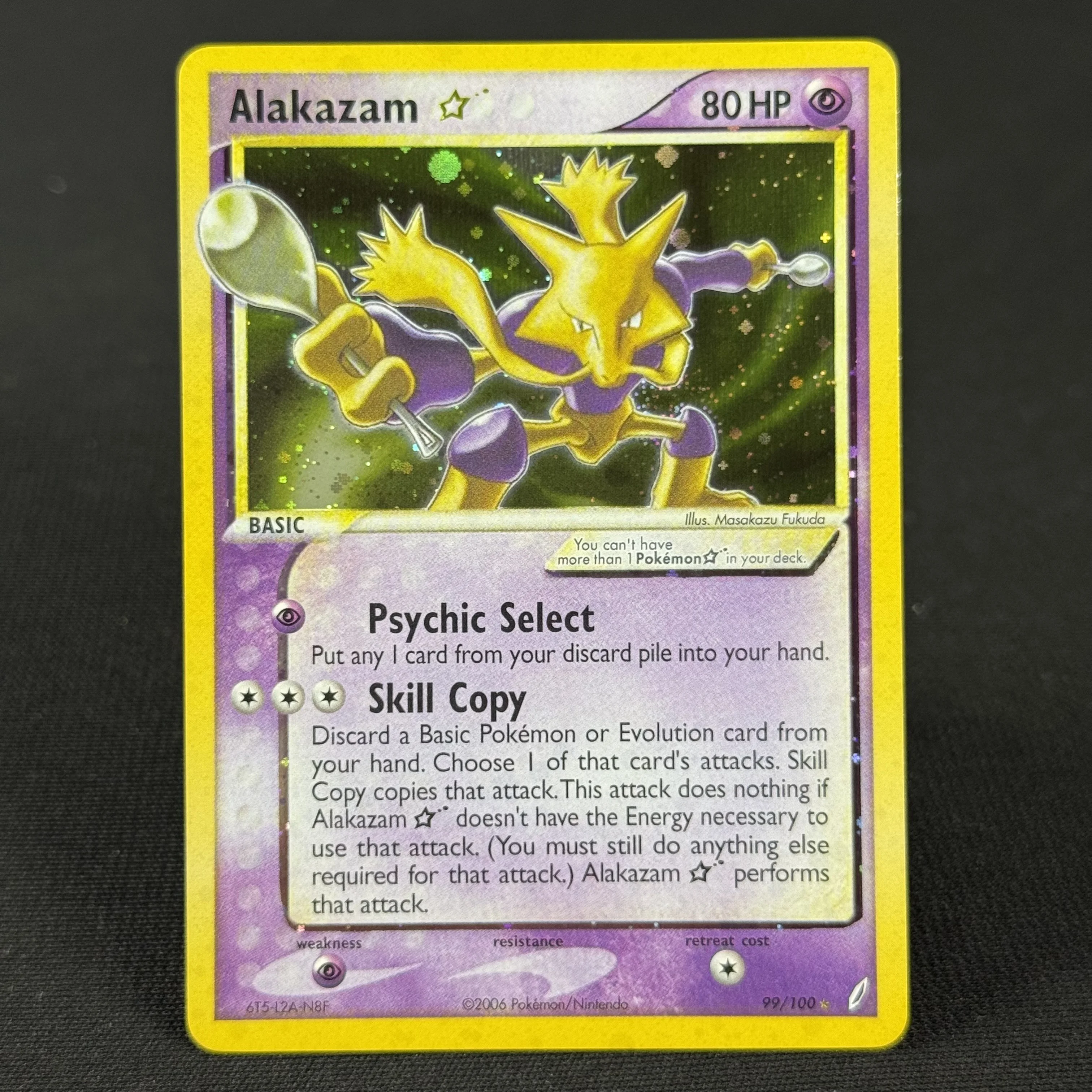 Holographic Proxy Cards Collection: Crystal Guardians Alakazam, Star Celebi & Charizard, Supreme Victors Rayquaza & Zapdos