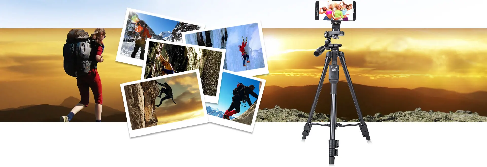 2025 hot sale DF Wholesale Original-Yunteng-Tripod Portable Aluminum Tripod for s Yunteng880 Flexible Tripod