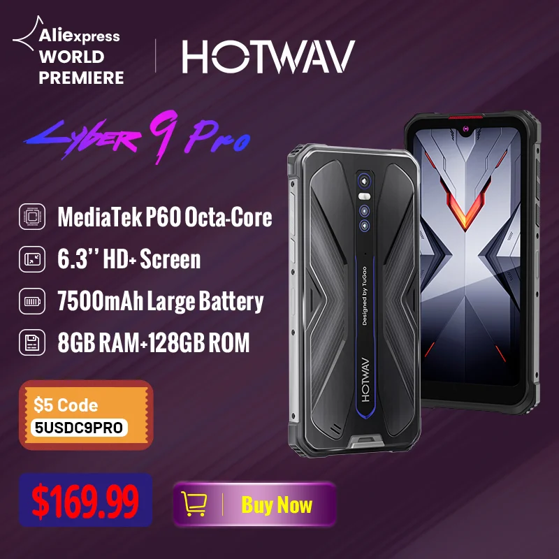 Hotwav Cyber 9 Pro 4G Rugged Smartphone 1