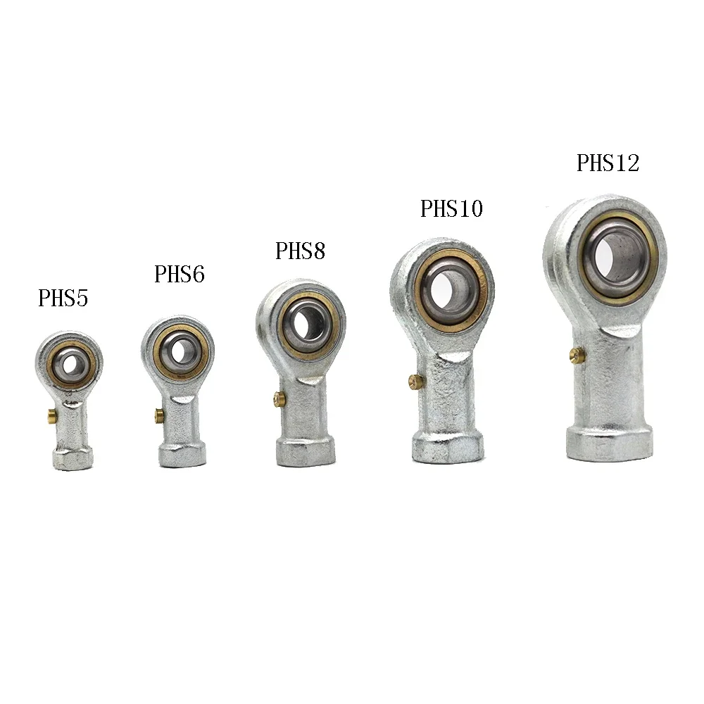 1PCS PHS8 M8 8mm 5mm 6mm 10mm 12mm 14mm Metric Fish Eye Rod Ends Bearing Female Thread Ball Joint Right Hand rod end bearing rod ends rod end