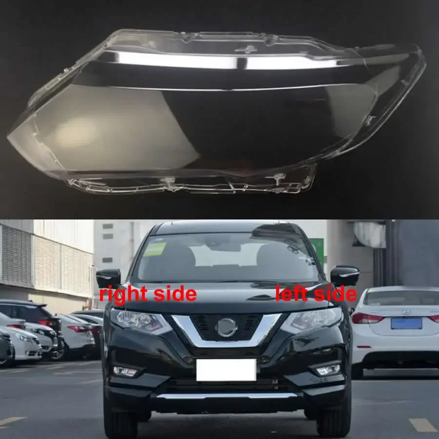 

For Nissan X-Trail 2017 2018 2019 2020 Headlight Cover Lampshade Lamp Headlamp Shell Lens Plexiglass Auto Replacement Parts