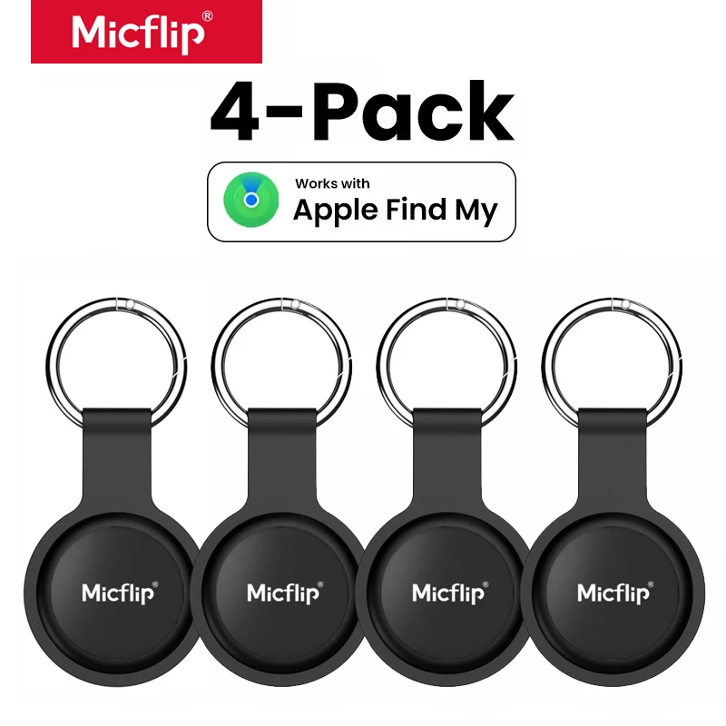 Micflip Finder Security SmartTrack Link Smart Tag Apple Find My Key Bluetooth GPS Tracker For Earbud Luggage MFi Finder IOS anti lost tracker gps locator key finder anti lose tracker item locator key chain locator anti lost locator
