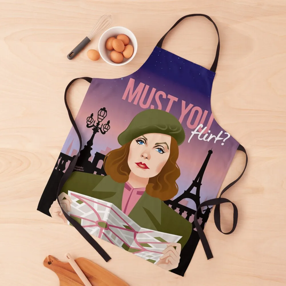 

Must you flirt Apron Barber Beauty man chef uniform Apron