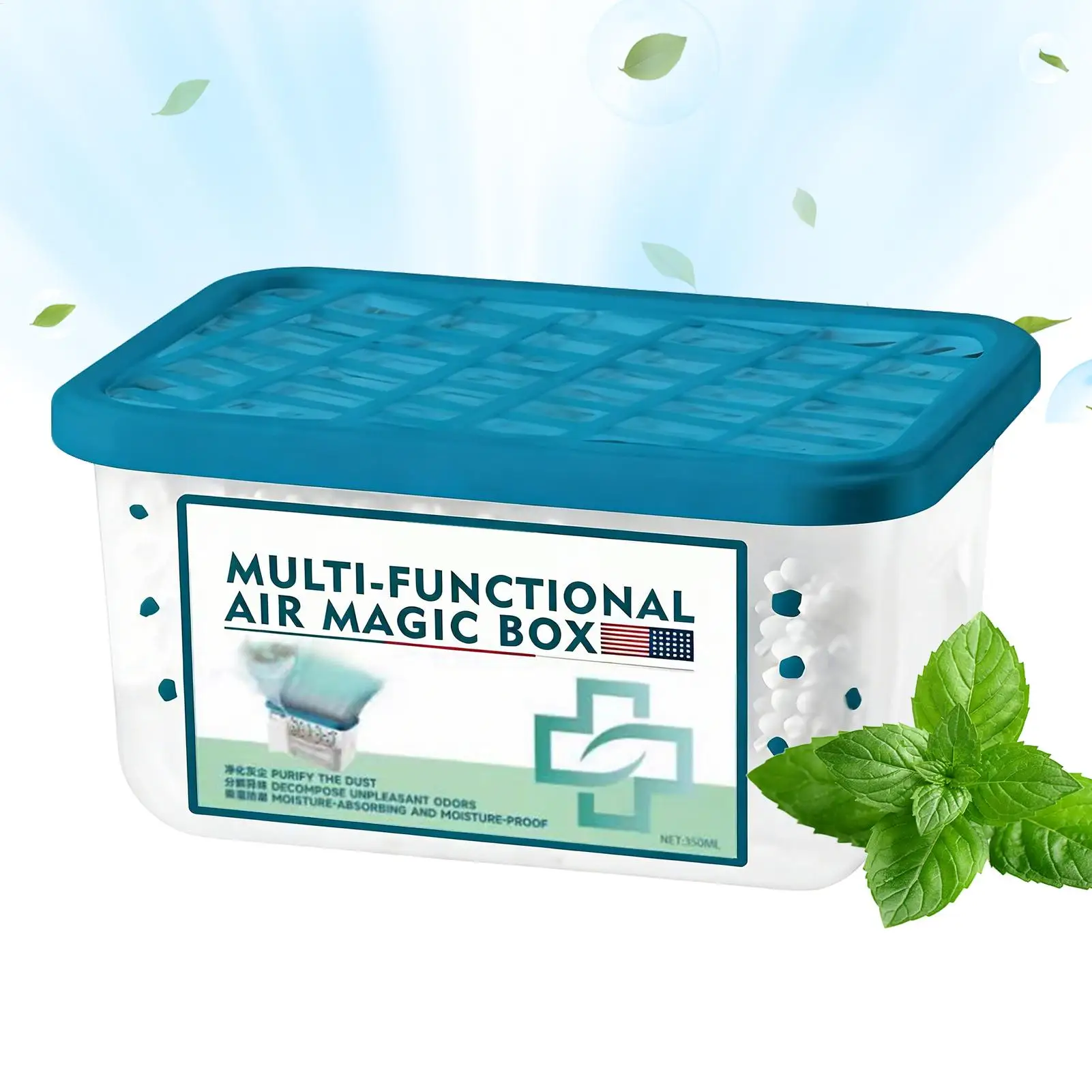 Compact 350ml Air Freshener and Purifier for Home Odor Control and Dust Removal