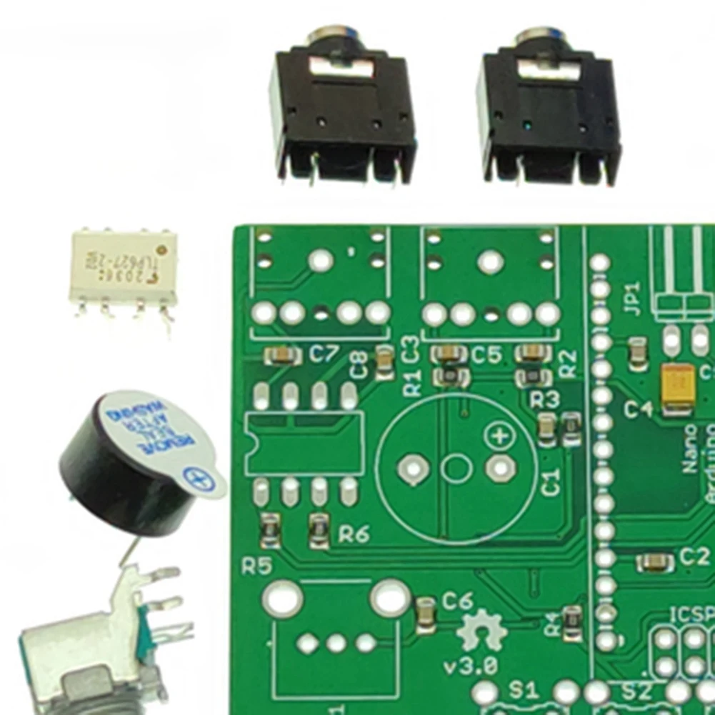 Open CW Keyer MK2 KIT with Metal Case CW Keyer MK2 KIT Speed Adjustable From 1 to 999 WPM(DIY Kits) cw keyer kit