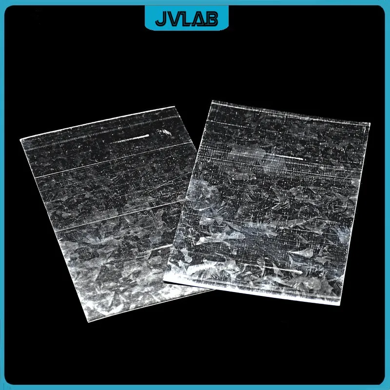 Galvanized Iron Cathode Plate Special For Hull Cell Testing Experiment Hall Groove Electroplating Plate 100*65*0.3mm 100 Sheets