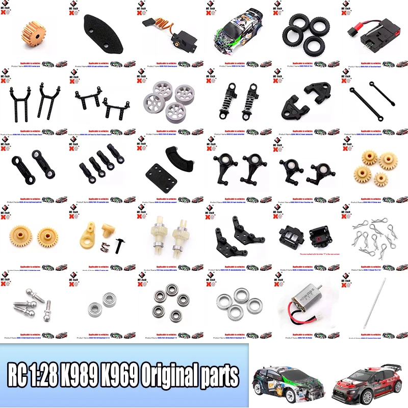 Lot De 4 Colonnes De Carrosserie Avant/Arrière – Pour K969 K979 K989 K999 P929 P939 – 1/28 RC – Pièces De Rechange Noires