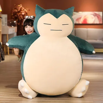 200cm de dibujos animados Pokemon Snorlax juguete de peluche Shell Kawaii Pokémon tamaño grande suave relleno cojín para dormir almohada Shell lindo regalo para niña 1