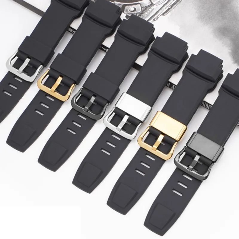 

Durable Wristband 18mm Silicone Strap For Casio PROTREK PRG-200 200 PRW-3500 2500 5100 Watchband Waterproof Watchwrist Belt