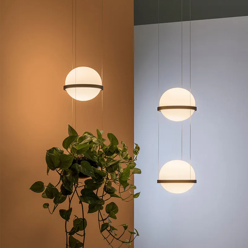 VintageglassballpendantlightsPostModernhangingplantlamps