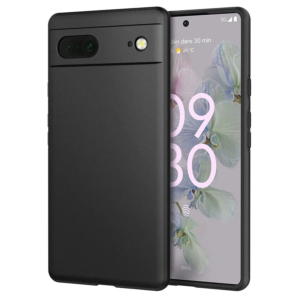 Funda Protectora De Silicona Compatible Con Google Pixel 7A, Ultra Delgada, A Prueba De Golpes, Funda Protectora De Silicona Líquida Suave Antiarañazos, Cubierta De Forro De Microfibra Antiarañazos