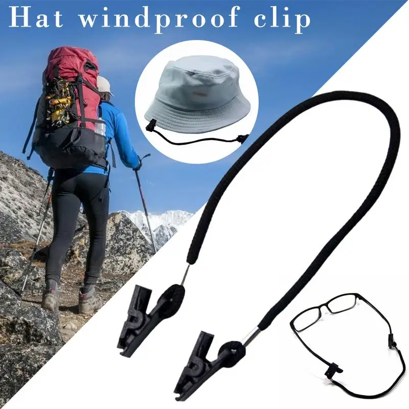 Hat Clip Holder Fishing Caps Eyewear Retainer Hat Leash Clip