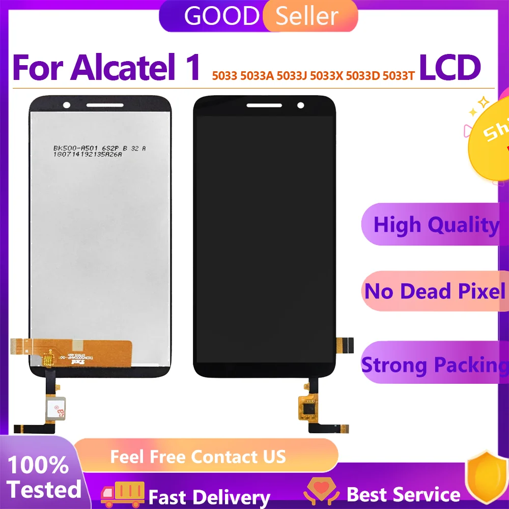 

Для Alcatel 1 5033 5033A 5033J 5033X 5033D 5033T ЖК-дисплей с фотографией для Telstra Essential Plus 2018