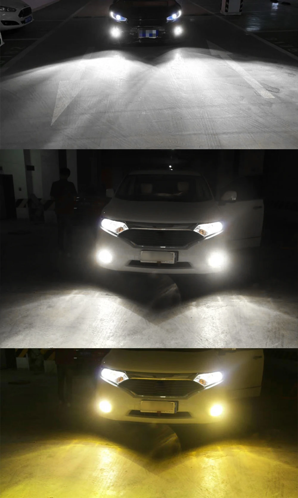 2 Stück 30W 3000LM LED Nebelscheinwerfer Montage für Fiat Ducato (250_, 290_) 2006-2023 H11 Auto Externe Nebel Tagfahrlicht DRL – Detail 2